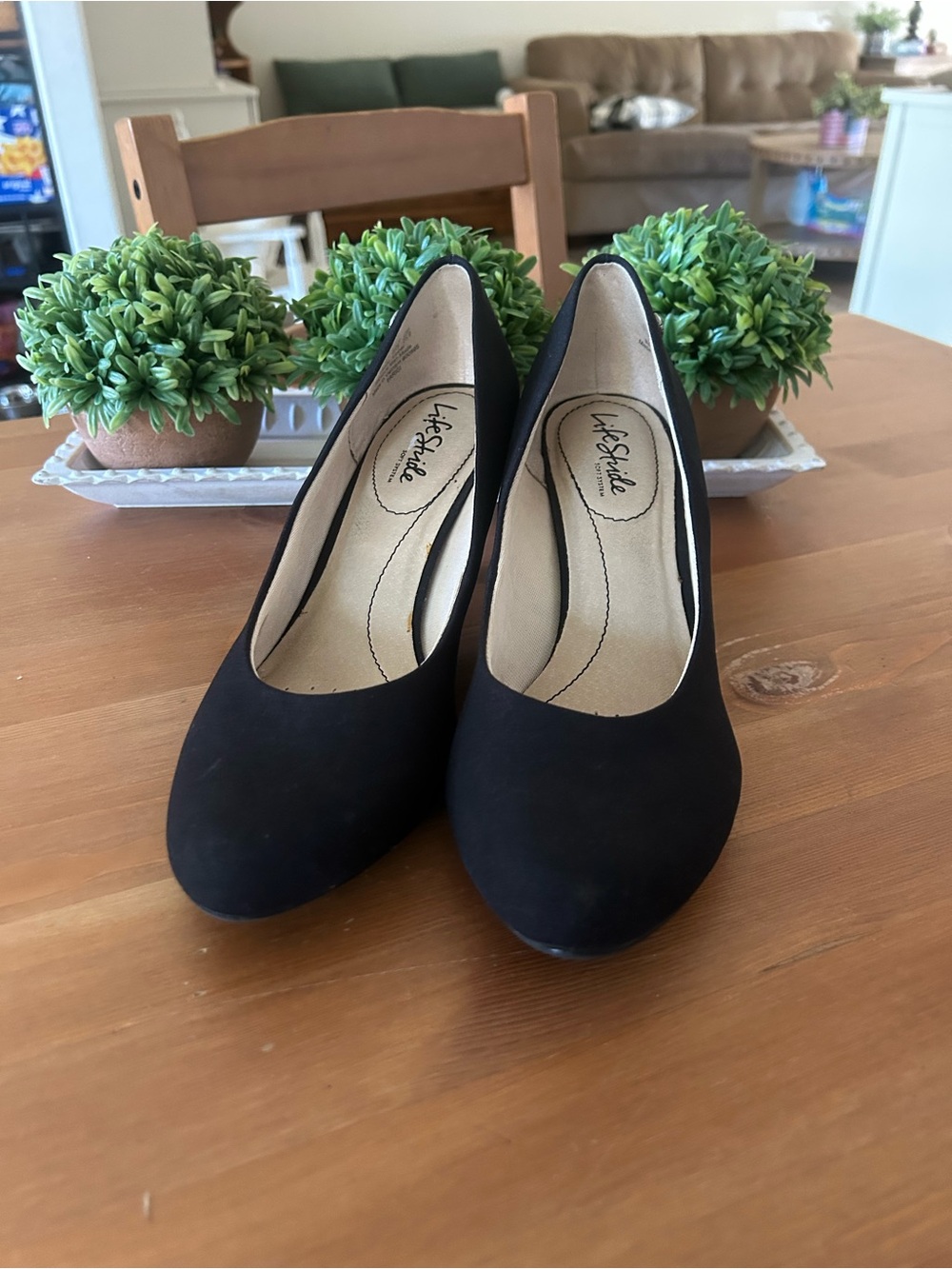 LifeStride Women's Parigi Pump 9.5 Black Cloth Pumps - Picture 4 of 9